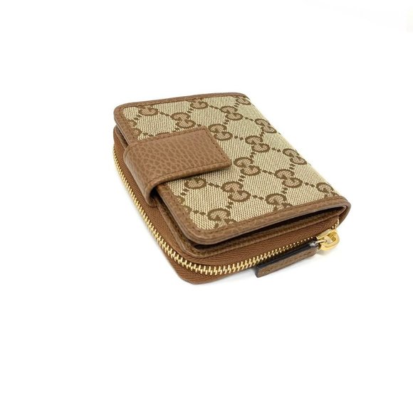 Gucci GG Canvas Compact French Wallet - Picture 2 of 6